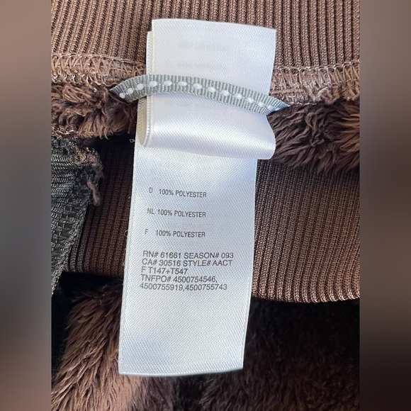 EUC. The North Face Brown Teddy Jacket/Pants Plush Outerwear - Picture 10 of 10